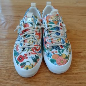 Keds x Rifle Paper Co. Sneakers size 5, EUC